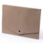 ECOFILE RECYCLED CARDBOARD DOCUMENT BAG – SUSTAINABLE FOLDER WITH FLAP CLOSURE