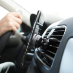 MAGNOGRIP PHONE HOLDER – TELESCOPIC CAR VENT MOUNT WITH BLACK ALUMINUM FINISH - Image 4