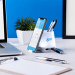 LUMIHUB BOLD PEN HOLDER – LED-LIT DESK ORGANIZER WITH 4-PORT USB 2.0 HUB - Image 3