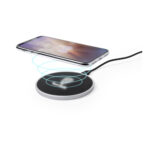 GLOWCHARGE LED WIRELESS CHARGER – ILLUMINATED LOGO WITH LASER-ENGRAVED EFFECT
