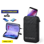 UV STERILIZER & RFID ORGANIZER CASE – ANTIBACTERIAL LIGHT + IDENTITY PROTECTION