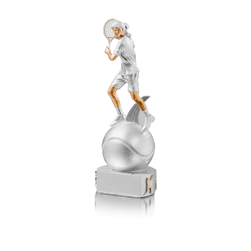 72522-1.jpg TENNIS FIGURE TROPHY 20CM - Image 1
