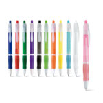 BALL PEN WITH RUBBER FINISH BARREL