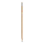 WOODEN SHARPENED PENCIL WITH RUBBER