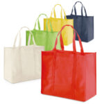 THERMO SEALED NON-WOVEN BAG 80g/m2 WITH 50CM HANDLES