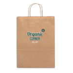 SMALL KRAFT PAPER BAG WITH TWISTED HANDLE