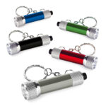 ALUMINIUM KEYRING 3-LED (BATTERIES INCLUDED)