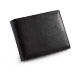 LEATHER BLACK WALLET WITH COIN POCKET - Image 3
