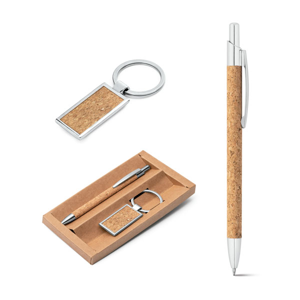 93324.jpg BALLPOINT AND KEYRING SET - Image 1