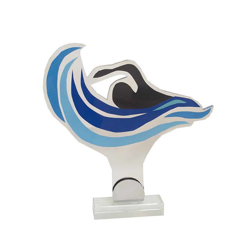 ART011.jpg SWIMMING TROPHY 35CM (PRINTING INCLUDED) - Image 1