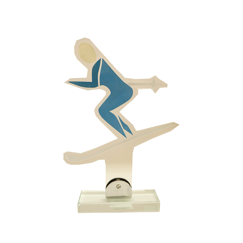 ART043.jpg SKI TROPHY 27CM (INCLUDED PRINTING) - Image 1