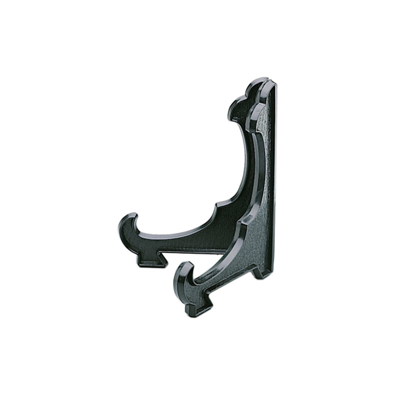 CAV-12020BLACK.jpg PLASTIC STAND SUPPORT 12 CM - Image 1