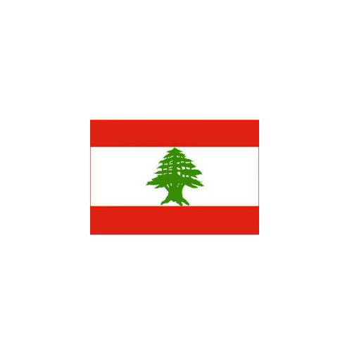 F110-0016.jpg LEBANON FLAG 160X80CM – HERO OUTDOOR WITH ROPES - Image 1