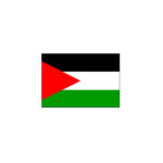 PALESTINE FLAG 160X80CM – HERO OUTDOOR WITH ROPES