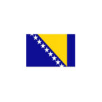 BOSNIA & HERZEGOVINA FLAG 150X100CM – HERO OUTDOOR WITH ROPES