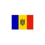 MOLDOVA FLAG 160X80CM – HERO OUTDOOR WITH ROPES