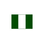 NIGERIA FLAG 160X80CM – HERO OUTDOOR WITH ROPES