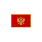 MONTENEGRO FLAG 150X100CM – HERO OUTDOOR WITH ROPES