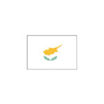 BUDGET CYPRUS FLAG 150X90CM – LIGHTWEIGHT POLYESTER WITH METAL EYELETS