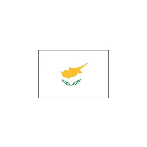 F80-0001.jpg BUDGET CYPRUS FLAG 150X90CM – LIGHTWEIGHT POLYESTER WITH METAL EYELETS - Image 1