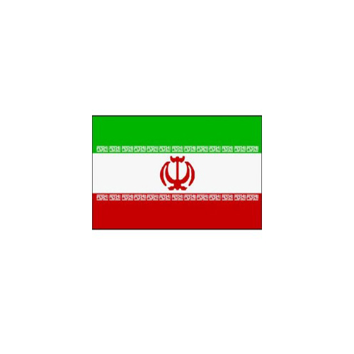F80-0010.jpg BUDGET IRAN FLAG 150X90CM – LIGHTWEIGHT POLYESTER WITH METAL EYELETS - Image 1