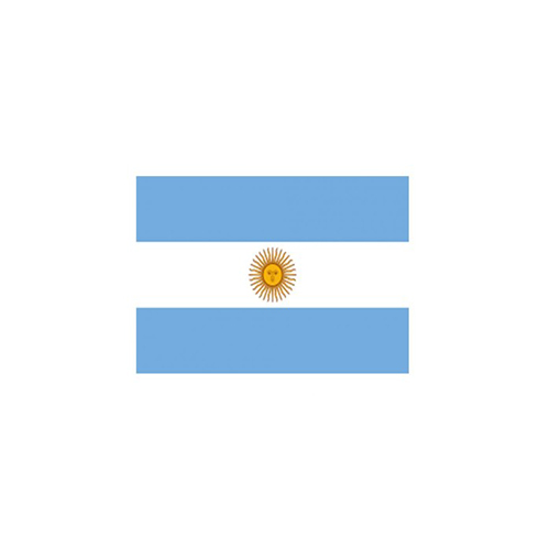 F80-0031.jpg BUDGET ARGENTINA FLAG 150X90CM – LIGHTWEIGHT POLYESTER WITH METAL EYELETS - Image 1