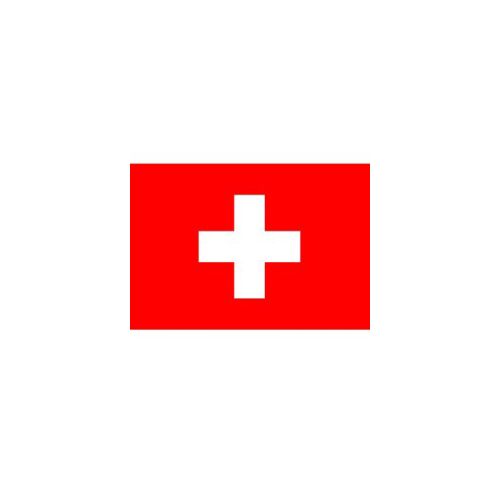 F80-0072.jpg BUDGET SWITZERLAND FLAG 150X90CM – LIGHTWEIGHT POLYESTER WITH METAL EYELETS - Image 1