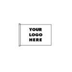CUSTOM FLAG 60X40CM (INCLUDES PRINTING)