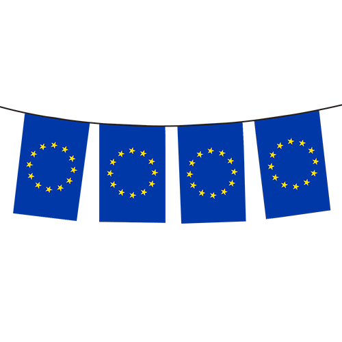 FLA743.jpg EU FLAG BUNTING 20X30CM (SET OF 10M) - Image 1