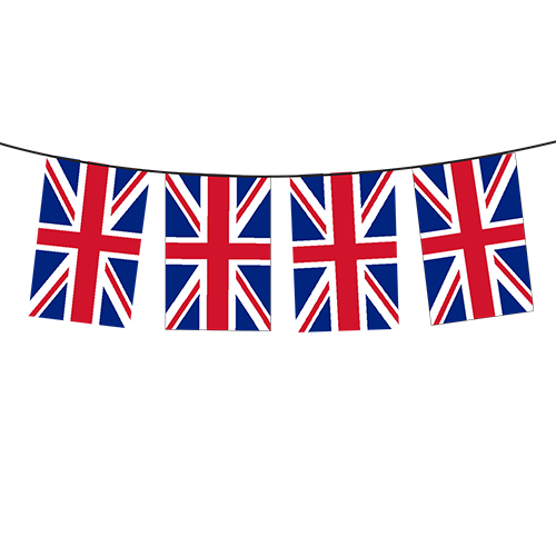 FLA751.jpg UK FLAG BUNTING 20X30CM (SET OF 10M) - Image 1