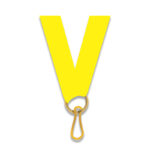 NECK YELLOW RIBBON 2.2CM