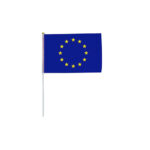 EU HAND FLAG WITH POLE 30X45CM – EU FLAG FOR EVENTS