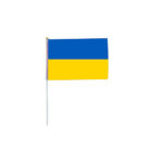 UKRAINE HAND FLAG 30X45CM – HANDHELD NATIONAL FLAG