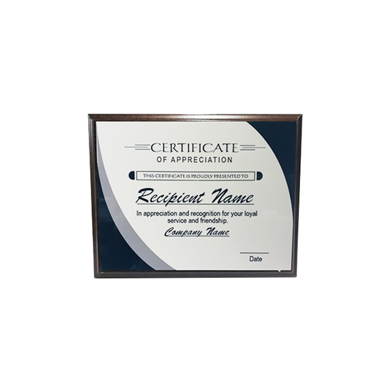 HT10104D.jpg CERTIFICATE DESIGN WOODEN PLAQUE 25.5CMX20CM - Image 1