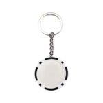 POKER CHIP DESIGN KEYCHAIN