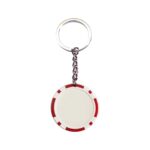 POKER CHIP DESIGN KEYCHAIN - Image 2