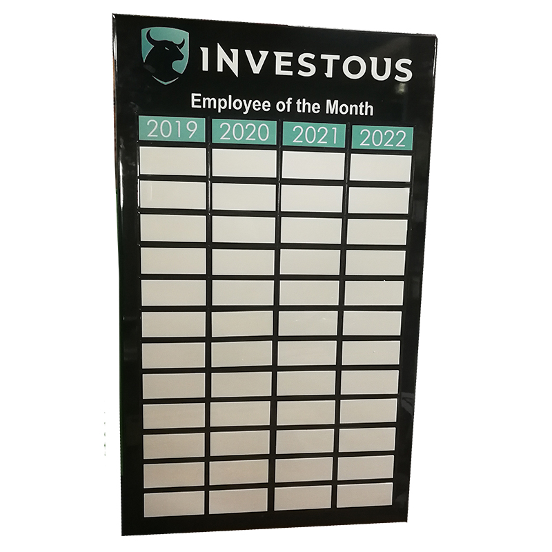 HT901.jpg EMPLOYEE OF THE MONTH BOARD - Image 1