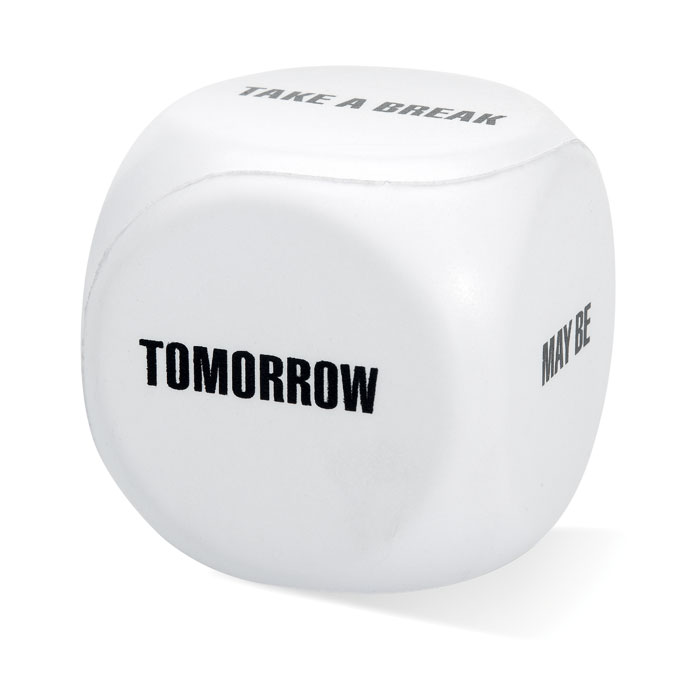 KC2720.jpg ANTI-STRESS DICE SHAPE BALL - Image 1