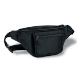 ADJUSTABLE WAIST BAG WITH POCKET – 600D POLYESTER UTILITY BELT BAG