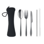 RE-USABLE CUTLERY SET IN POUCH