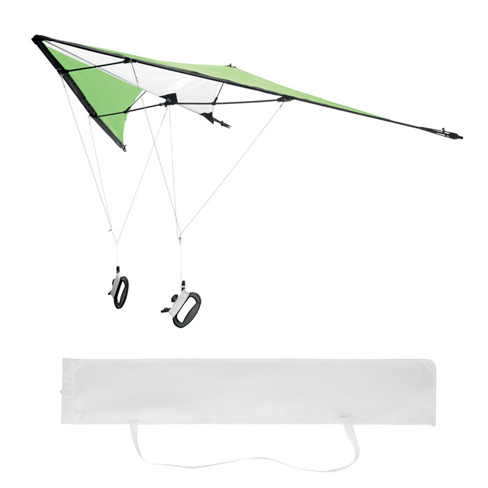 MO6233_1.jpg DELTA KITE IN DURABLE 210T RIPSTOP POLYESTER WITH HANDLES – INCLUDES POUCH - Image 1