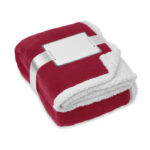 FLEECE BLANKET WITH REVERSIBLE POLYESTER SHERPA LINING - Image 2