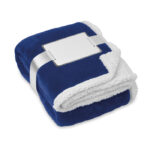 FLEECE BLANKET WITH REVERSIBLE POLYESTER SHERPA LINING - Image 3