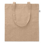 2 TONE RECYCLED SHOPPING BAG - Image 4
