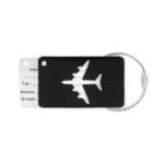 ALUMINIUM AIRPLANE LUGGAGE TAG
