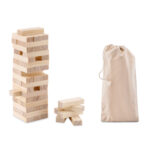 WOODEN TOPPILING TOWER IN CARRYING POUCH