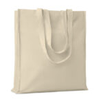 COTTON SHOPPING BAG WITH LONG HANDLES