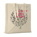COTTON SHOPPING BAG WITH LONG HANDLES - Image 2