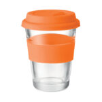 GLASS TUMBLER WITH SILICONE LID AND GRIP - Image 5