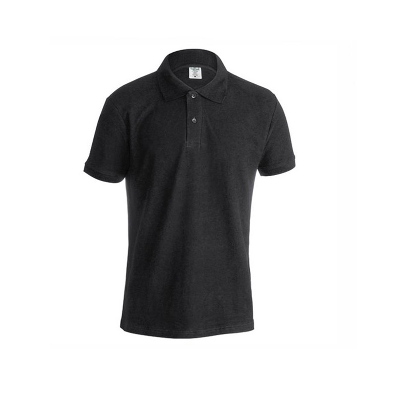 MPS180.BLACK BLACK POLO SHIRT BY KEYA - Image 1
